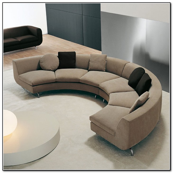 Contemporary Curved Sectional Sofa Sofa Home Design Ideas