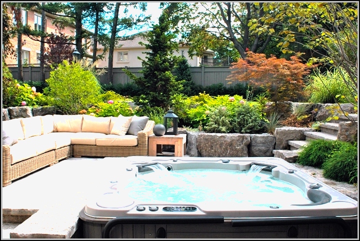 Backyard Patio Ideas With Hot Tub