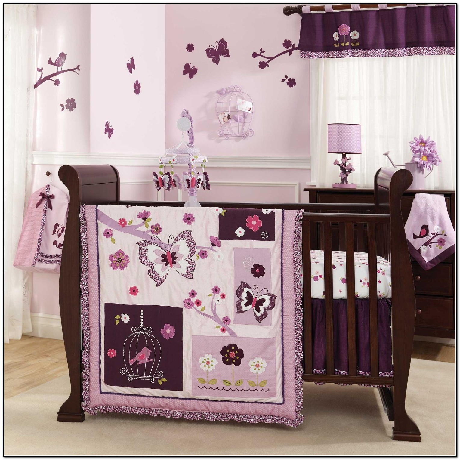 Baby Girl Bedding Purple