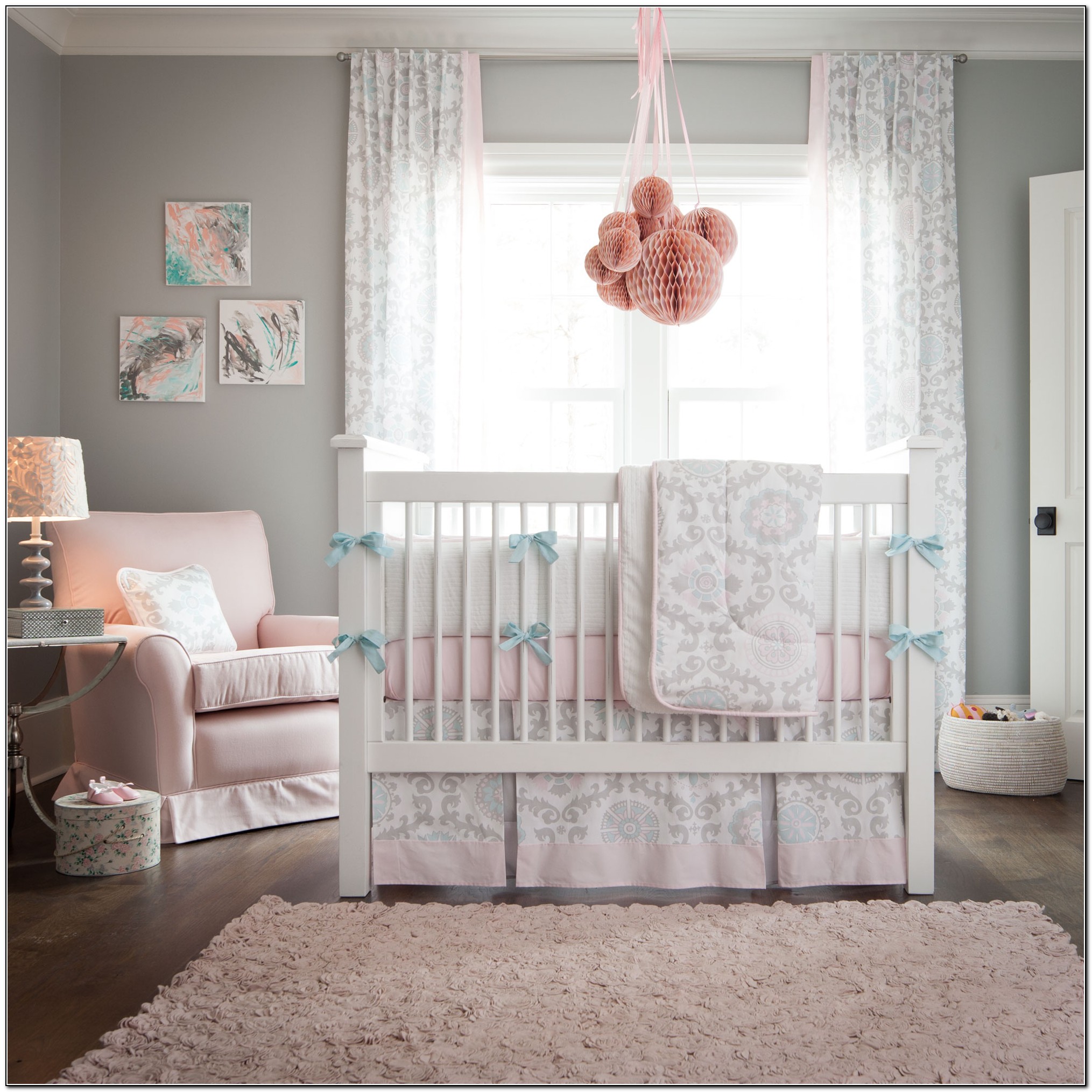 Baby Girl Bedding Sets Pink And Gray