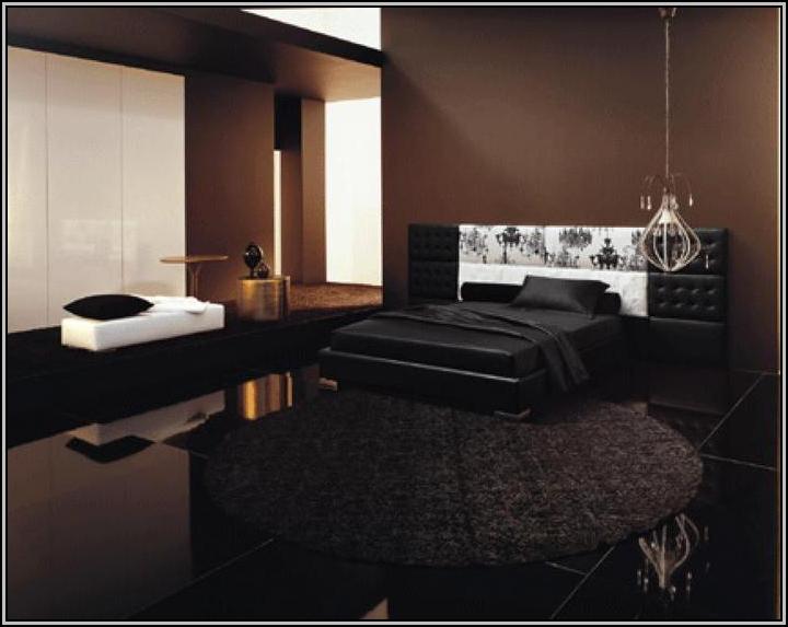 Black Bedroom Furniture With Brown Walls