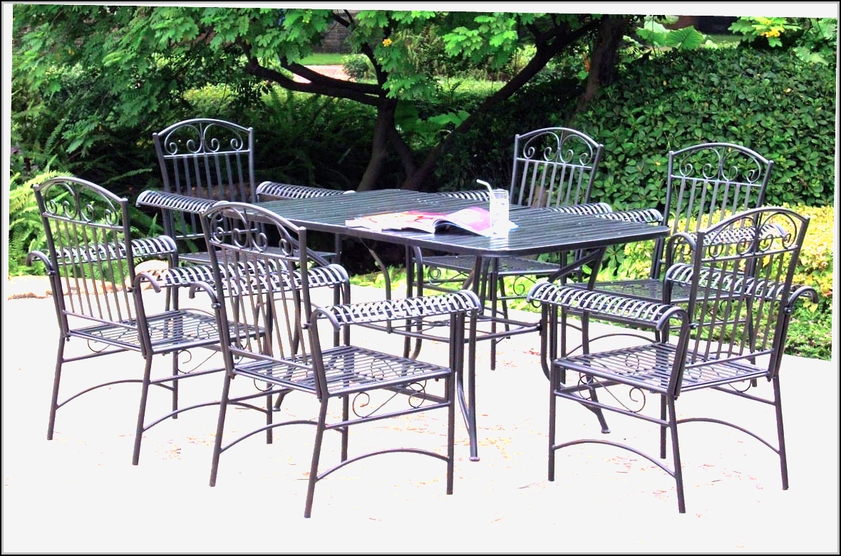 Black Wrought Iron Patio Furniture