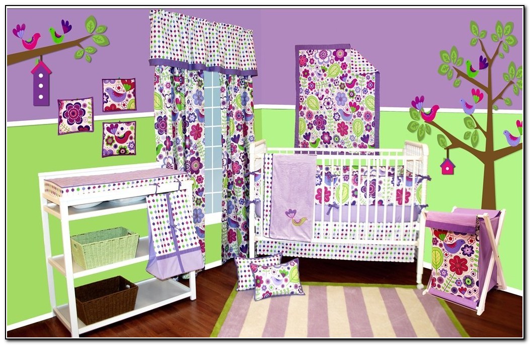 Bright Colors Baby Girl Bedding Sets