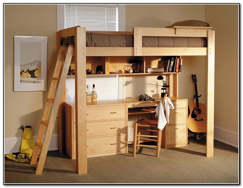 Bunk Bed With Desk For Adults