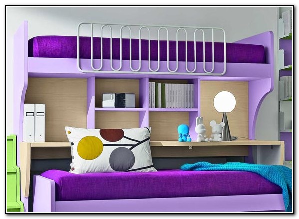 Bunk Bed With Desk For Girls