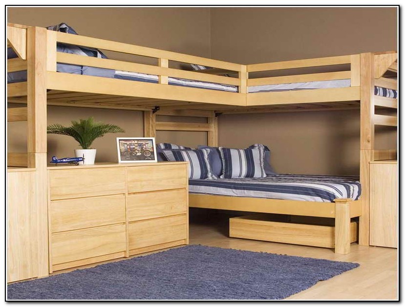 Bunk Bed With Desk Underneath