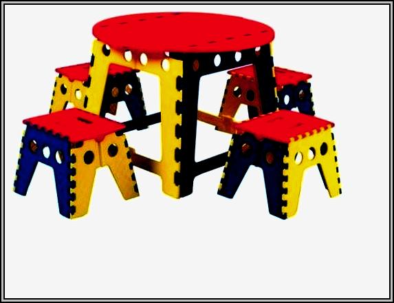 Childrens Folding Table And Chairs