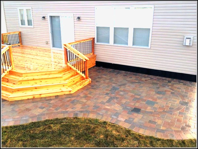 Deck And Paver Patio Designs