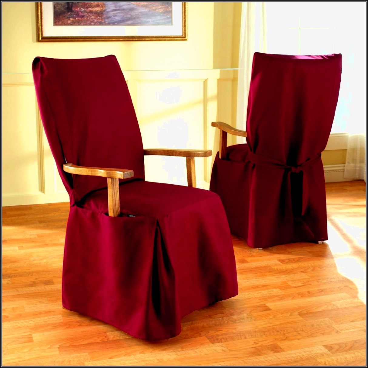 Diy Dining Room Chair Covers