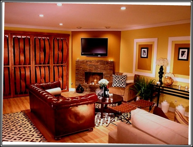 Family Room Furniture Arrangement With Fireplace And Tv