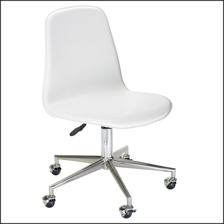 Fluffy White Desk Chair