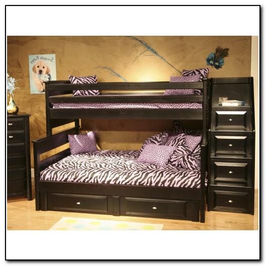 Full Over Full Bunk Beds With Storage