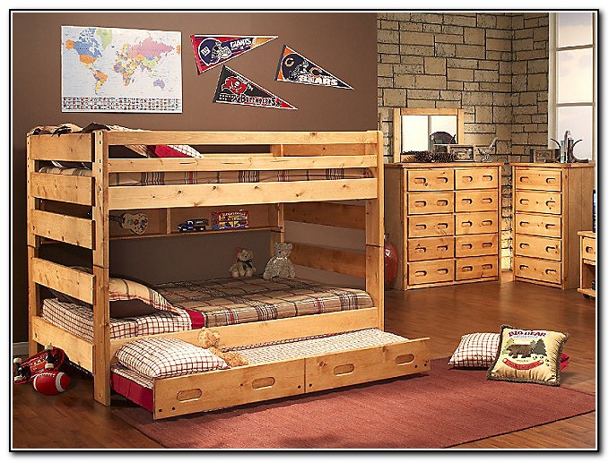 Full Over Full Bunk Beds With Trundle