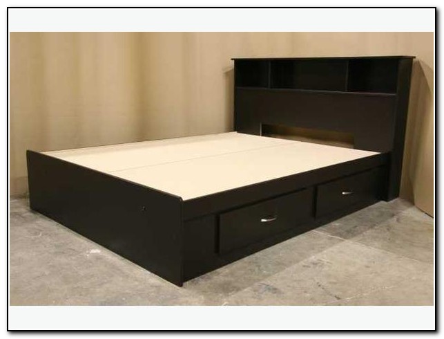 Full Size Bed Frame With Drawers