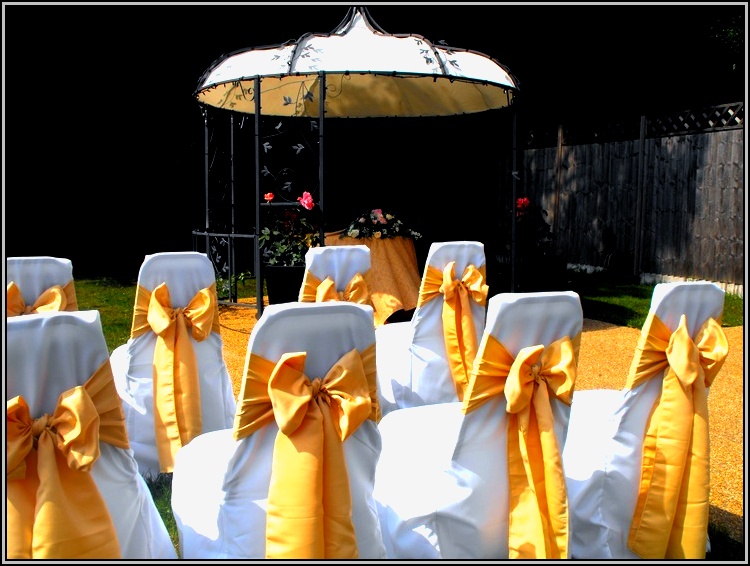 Half Chair Covers For Weddings
