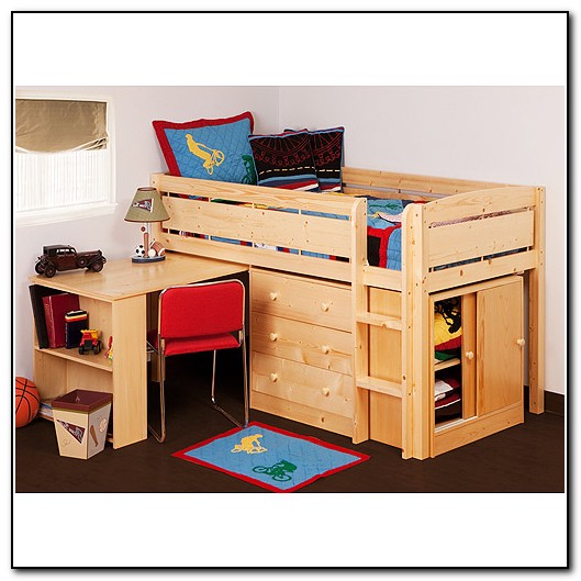 Kids Loft Beds With Desk And Storage