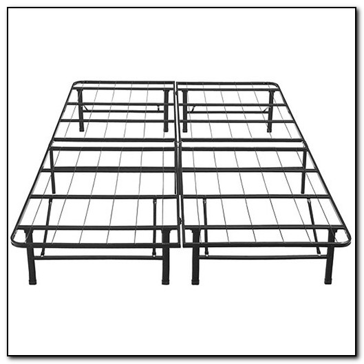 low profile platform bed frame king