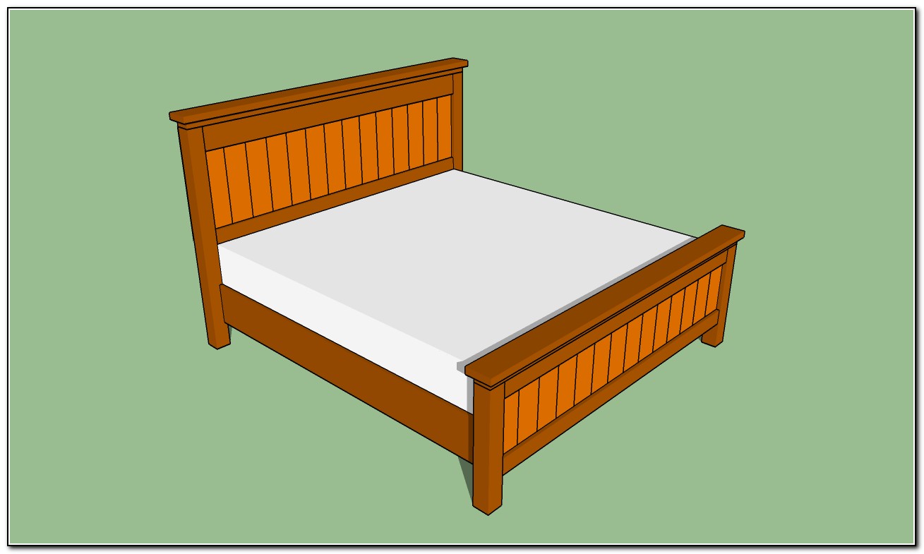 King Size Bed Plans