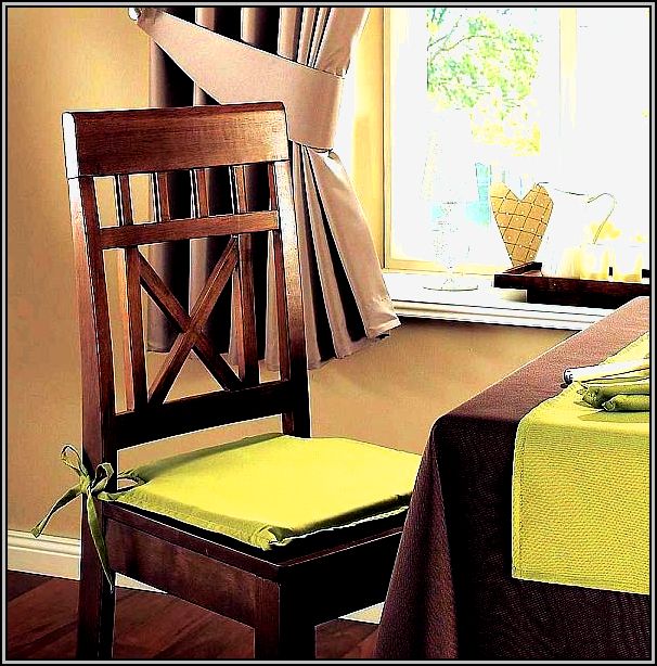 Kitchen Chair Cushions With Ties - Chairs : Home Design Ideas