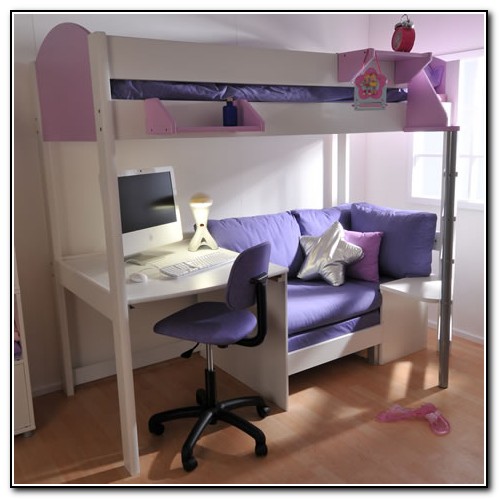 Loft Bed With Desk And Couch