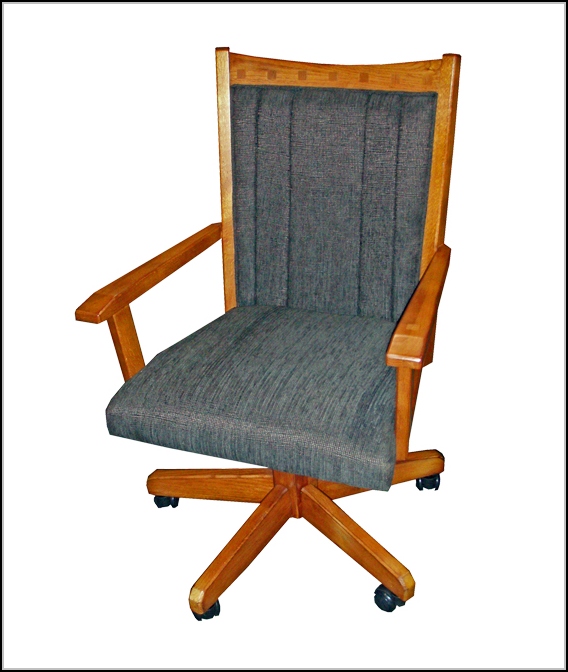 Oak Dining Chairs With Casters