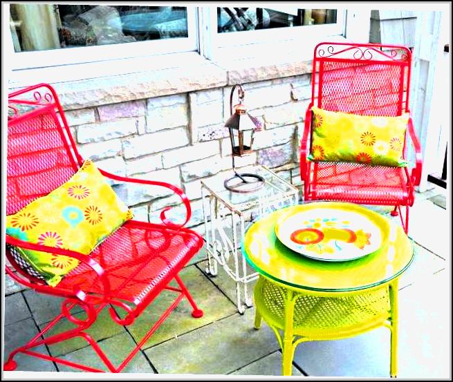 Painted Wrought Iron Patio Furniture