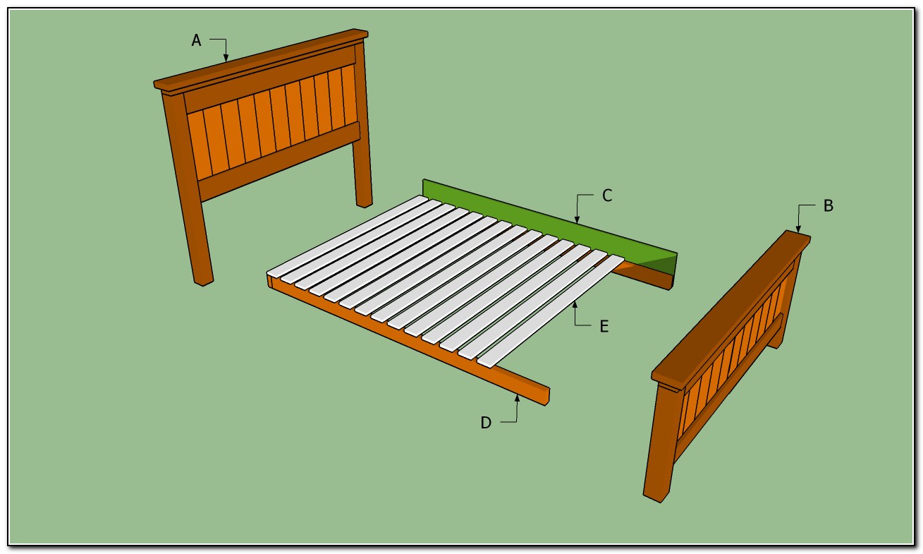 Queen Size Bed Frame Design Plans