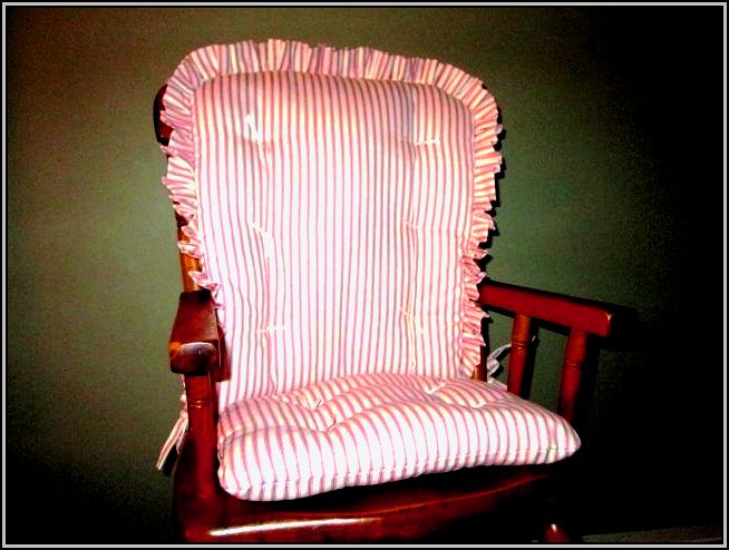 Rocking Chair Pads Pink