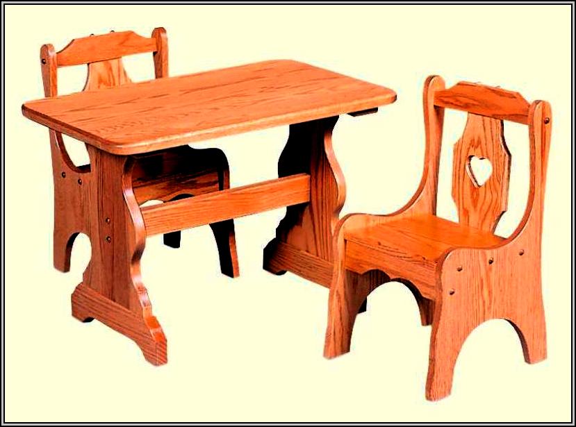 Toddler Table And Chairs Wood