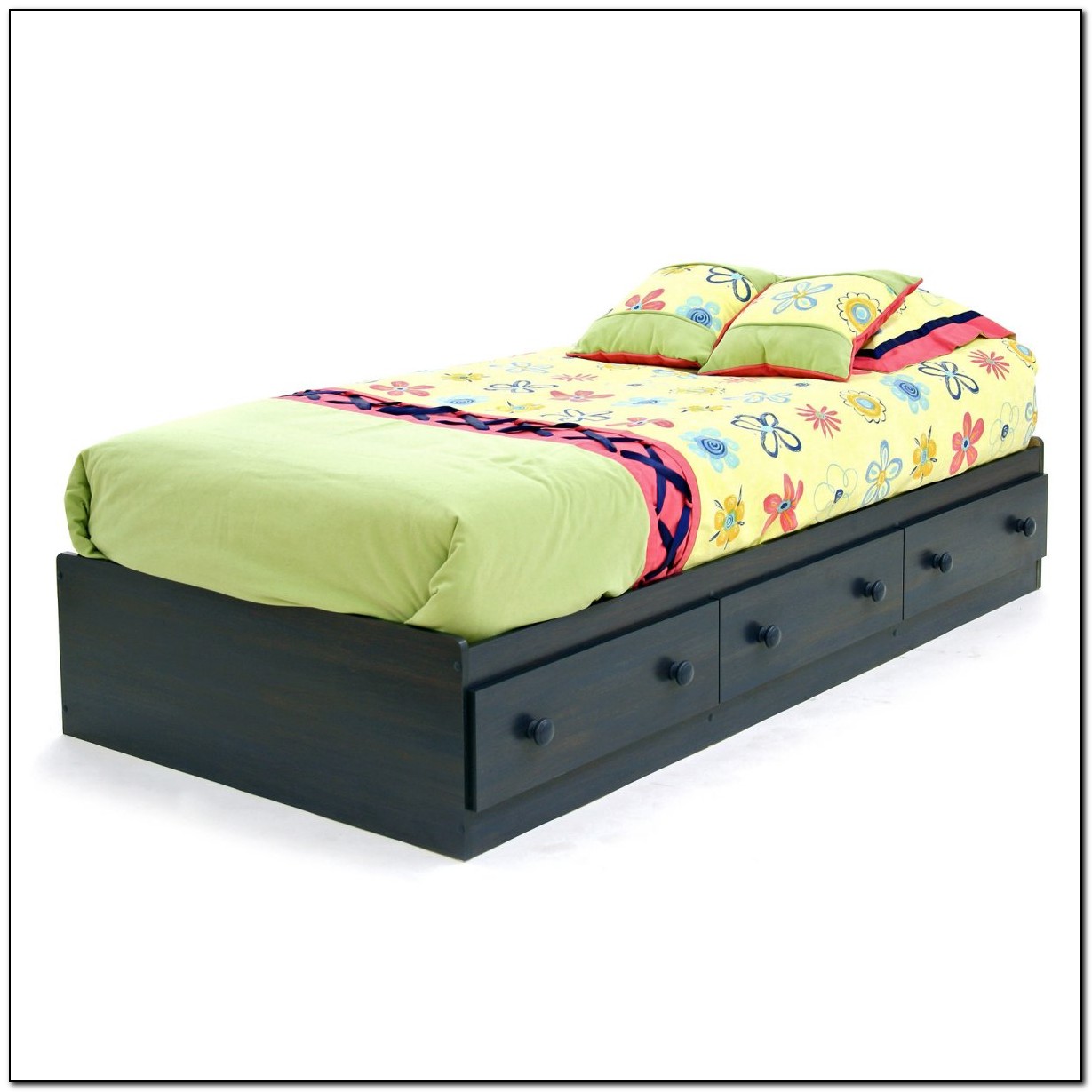 Twin Bed Frame With Drawers Plans
