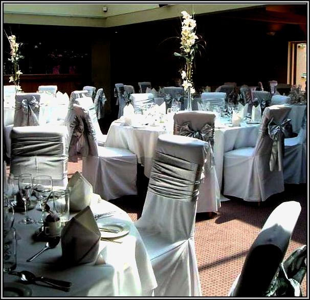 Wedding Chair Covers Silver