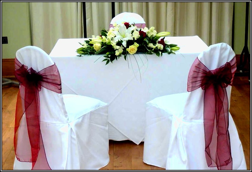 Wedding Chair Covers With Bows