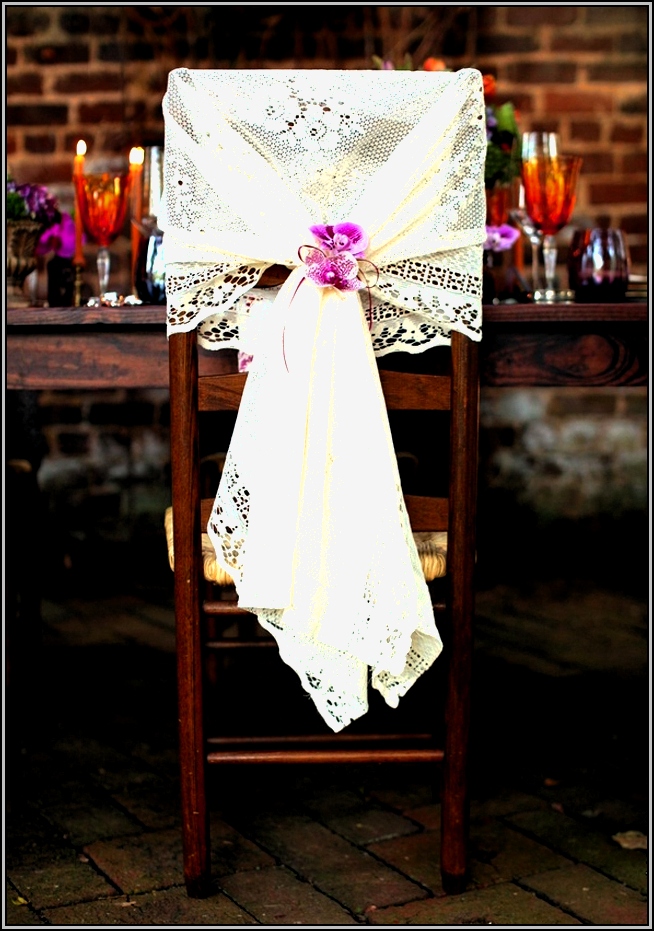 Wedding Chair Covers With Flowers