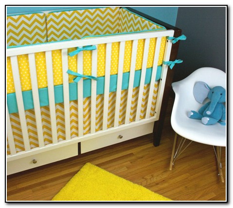 Baby Boy Crib Bedding Chevron