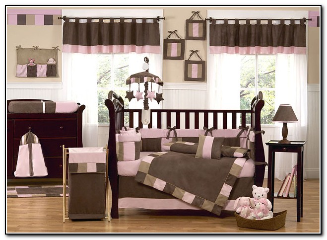 Baby Girl Crib Bedding Sets Pink And Brown