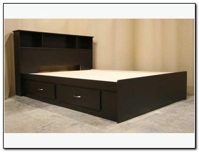 Bed Frame With Drawers King