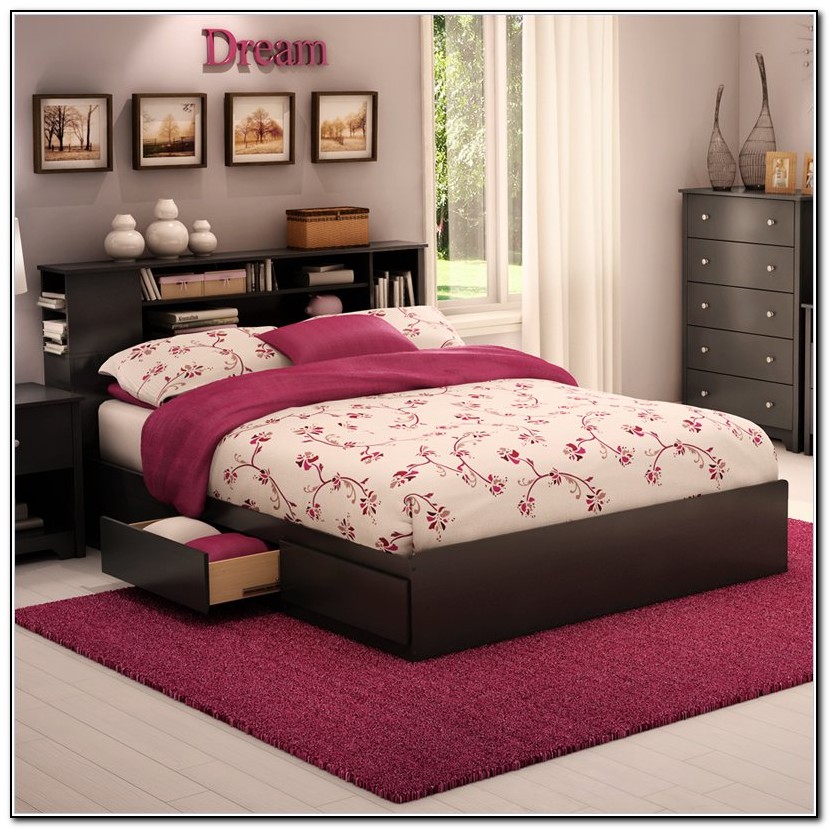 Bed Frame With Drawers Queen