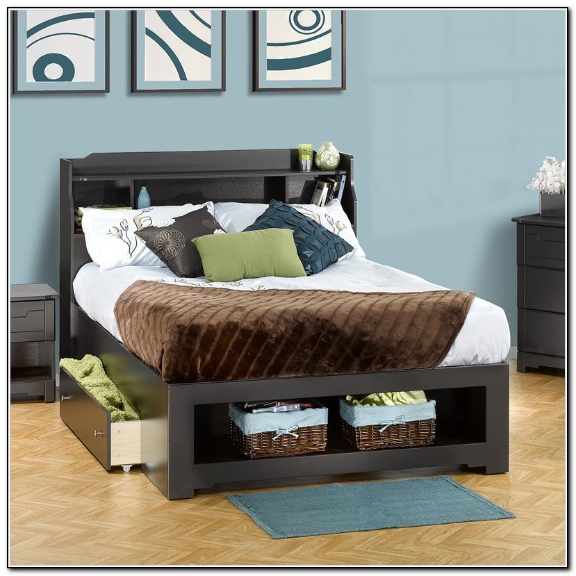 Bed Frame With Storage Full