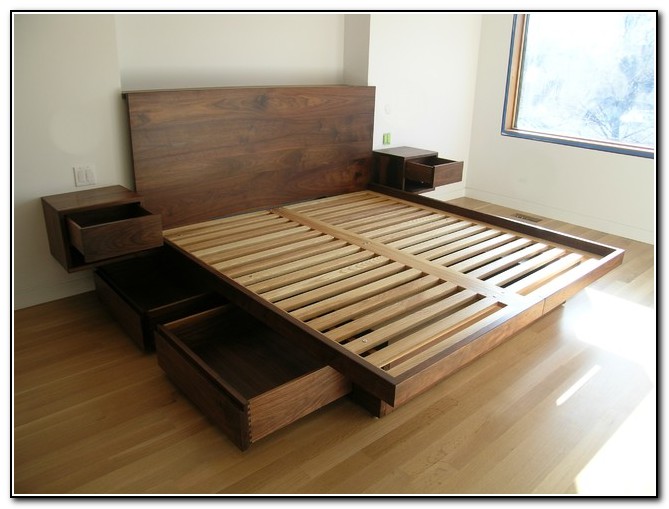 Bed With Drawers Under
