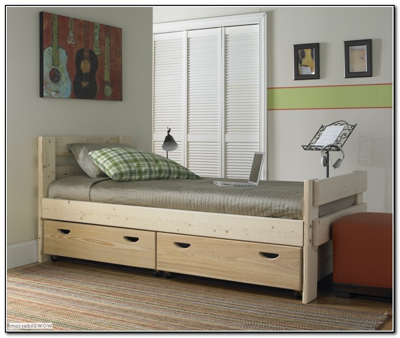 Bed With Storage Drawers