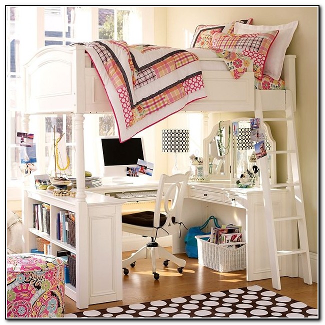 Bunk Beds For Girls With Desk And Stairs