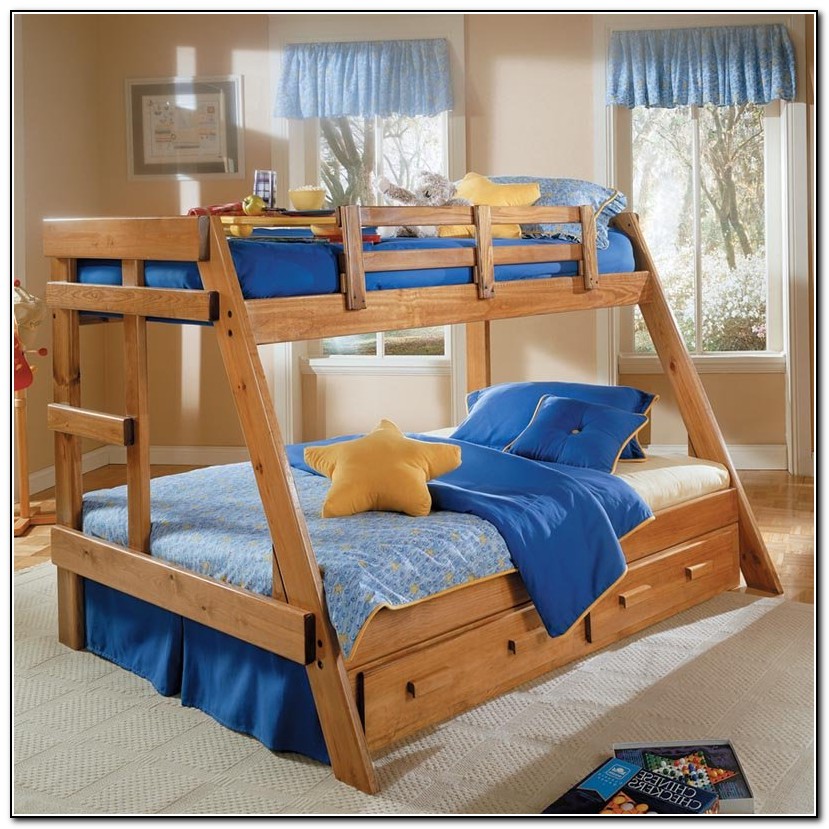 Bunk Beds Twin Over Full Wood