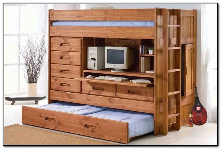 Bunk Beds With Desk And Dresser