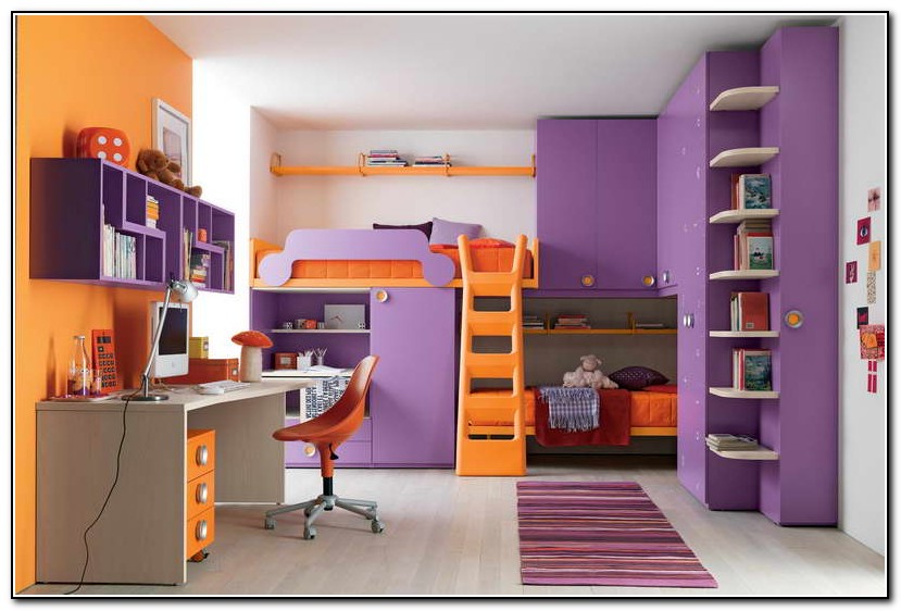 Bunk Beds With Desk And Sofa