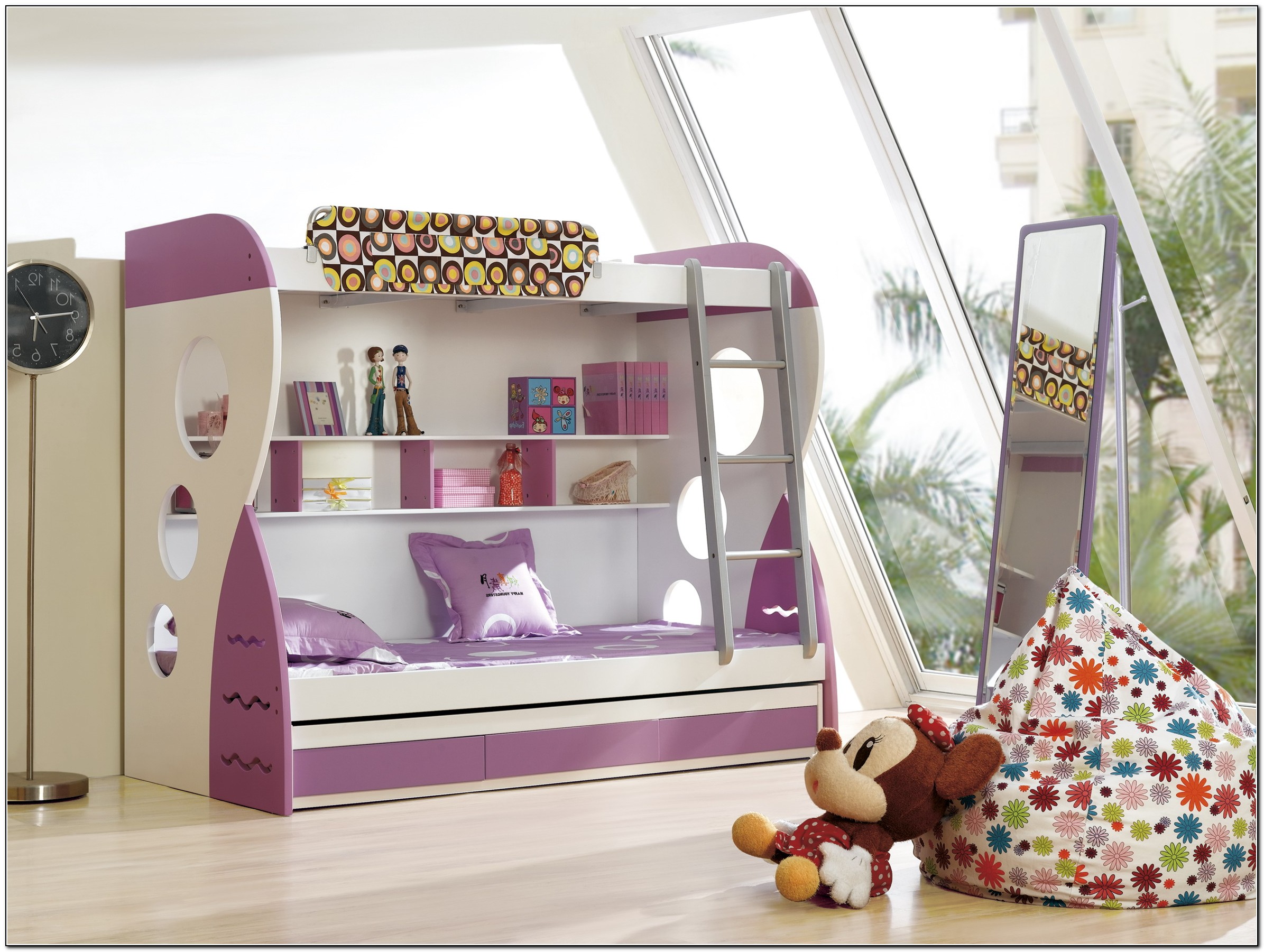 Bunk Beds With Desk For Girls