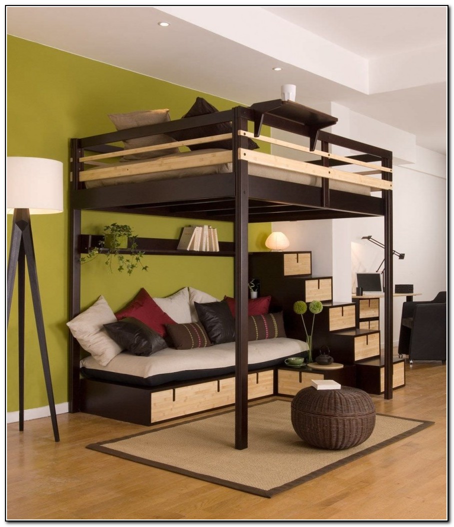 Full Loft Bed With Desk Ikea