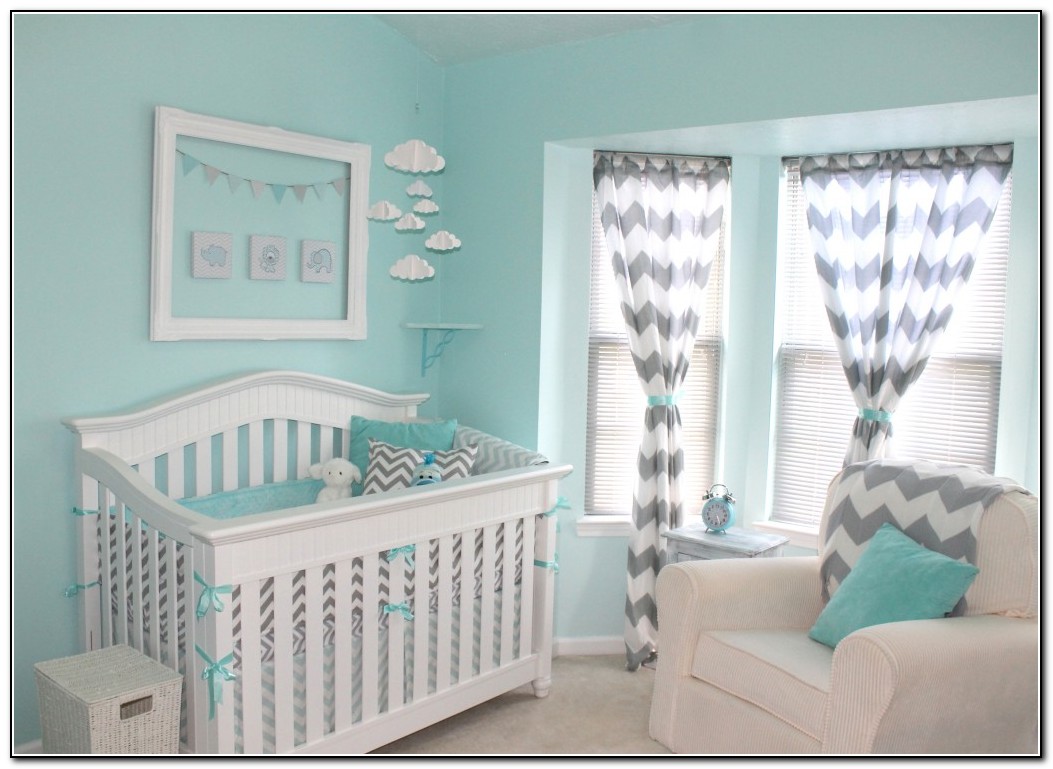 Gray Chevron Baby Bedding