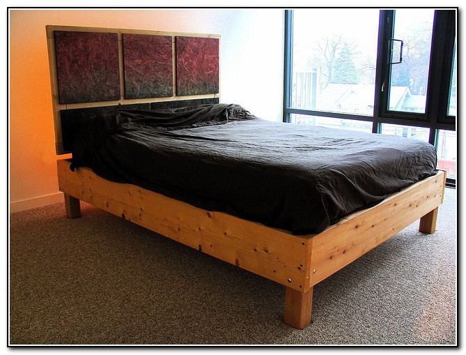 Homemade California King Bed Frame