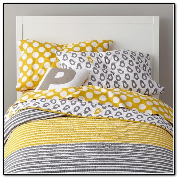 Jcpenney Yellow And Gray Bedding