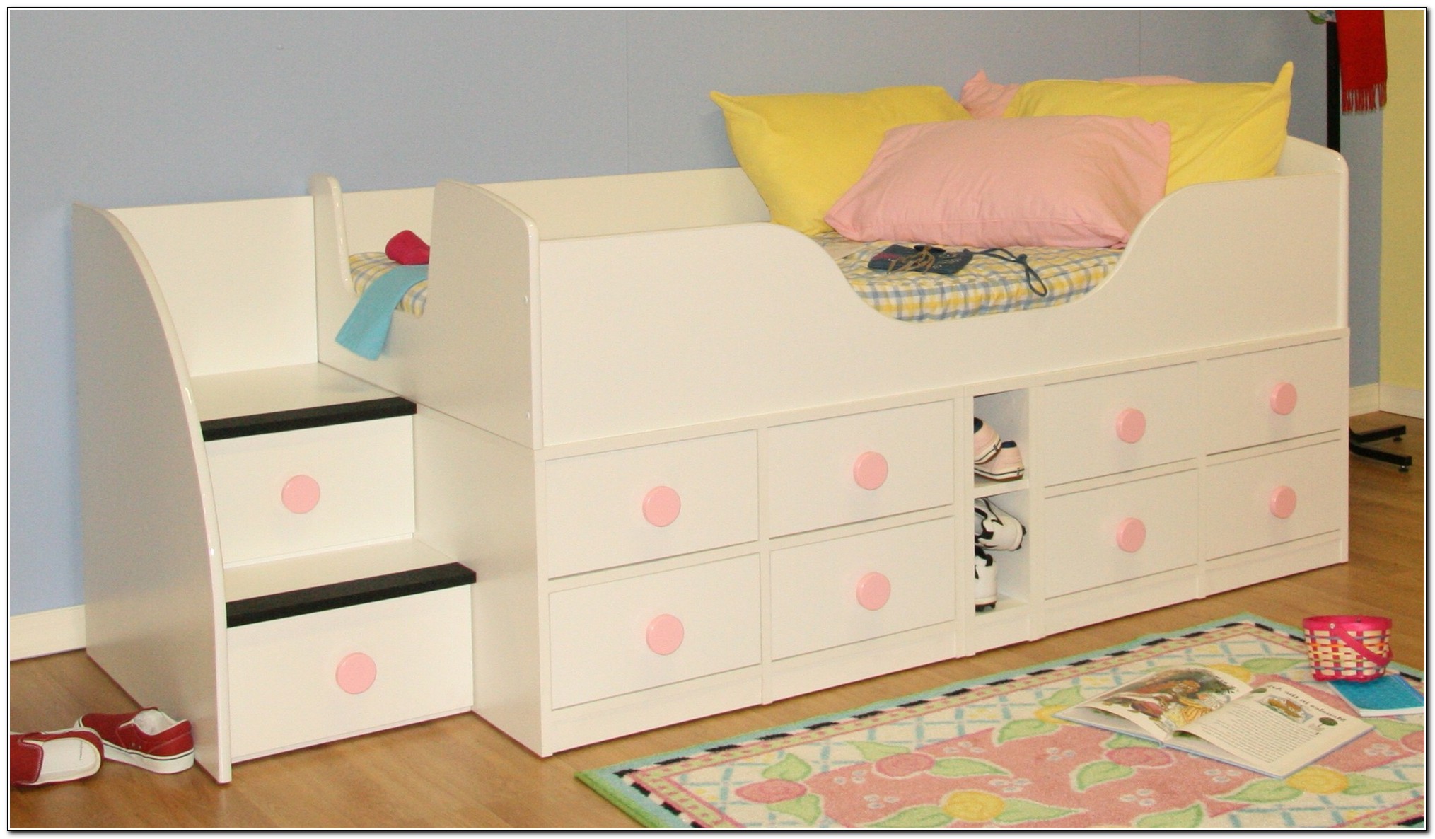 Kids Loft Bed With Stairs